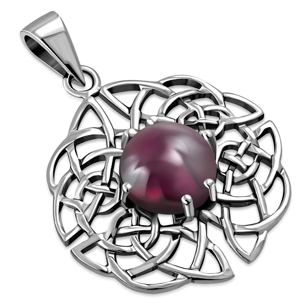 תליון "בריג'ט רד" עם גרנט