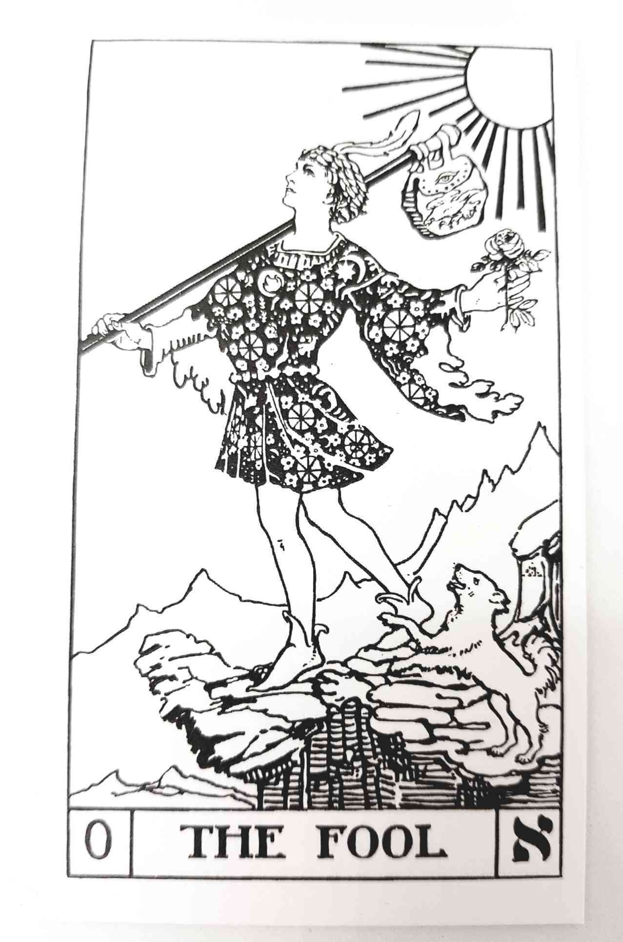 טארוט בוני האדיטום לצביעה עצמית Builders of the Adytum Tarot – תמונה 2