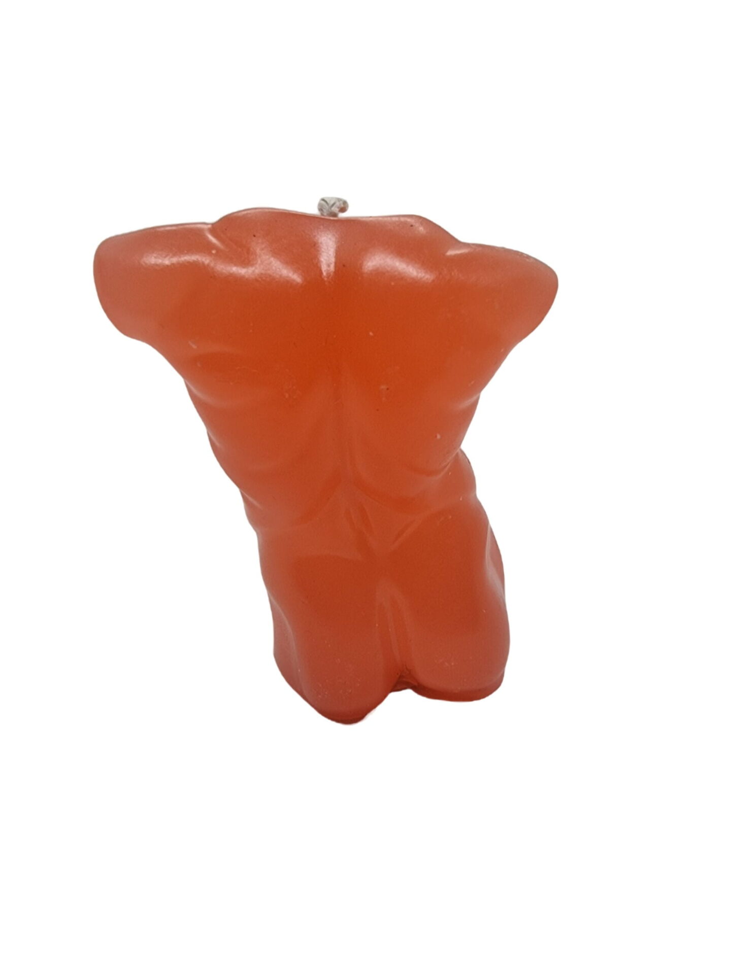 נר ורוד בצורת גוף של גבר לכישופי אהבה עבודת יד – תמונה 3