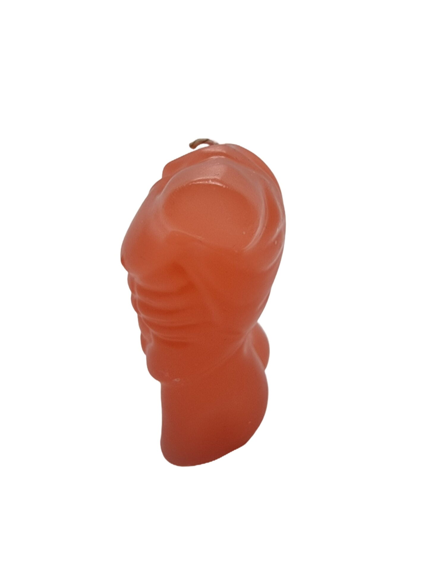 נר ורוד בצורת גוף של גבר לכישופי אהבה עבודת יד – תמונה 2