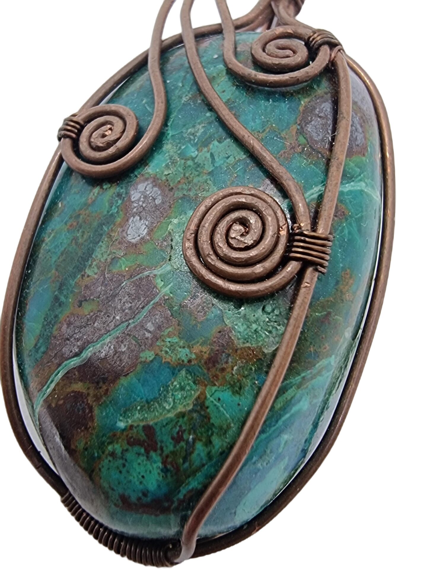 תליון קריסקולה במראה עתיק - עבודת יד – תמונה 2