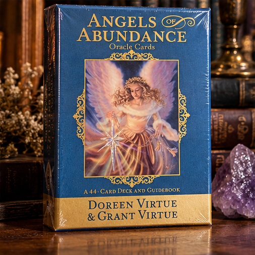 קלפי מלאכי השפע Angels of Abundance מאת דורין וגרנט וירטו – מארז Hay House מקורי סגור בניילון היצרן